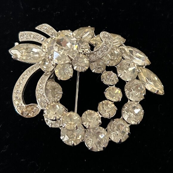 Eisenberg ICE Wreath Brooch - Picture 2 of 6
